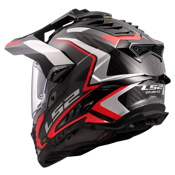 LS2 EXPLORER C KARBON FRONTIER II  KASK - Resim 3