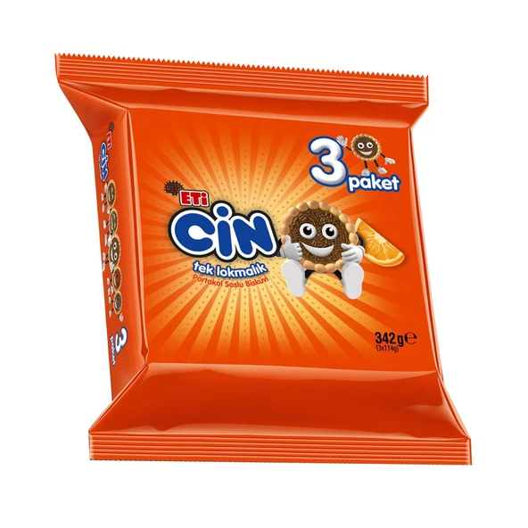 Eti Cin Lokmalık 3 lü 342 gr x 3 Paket - 2