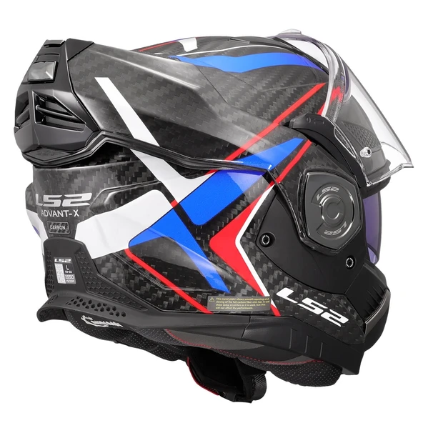 LS2 ADVANT X KARBON FUTURE II BEYAZ-MAVİ KASK - 9