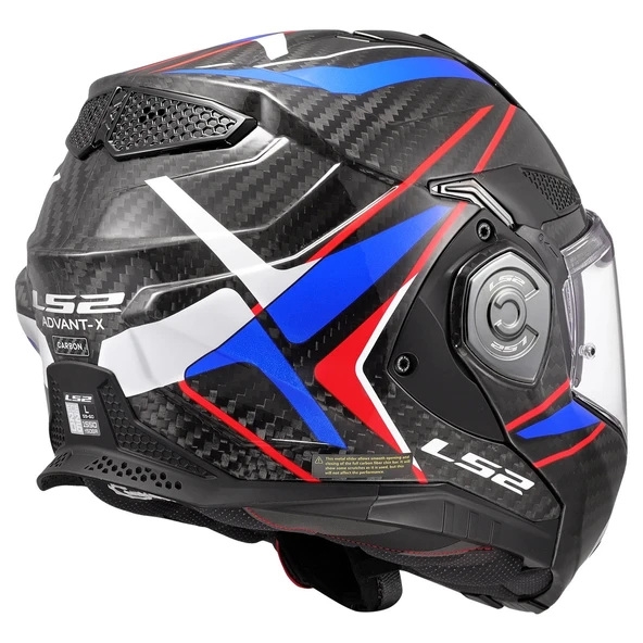 LS2 ADVANT X KARBON FUTURE II BEYAZ-MAVİ KASK - 5
