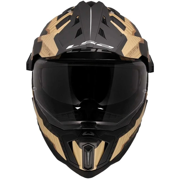 LS2 EXPLORER C KARBON TRICK MAT KAHVE- KASK - 7