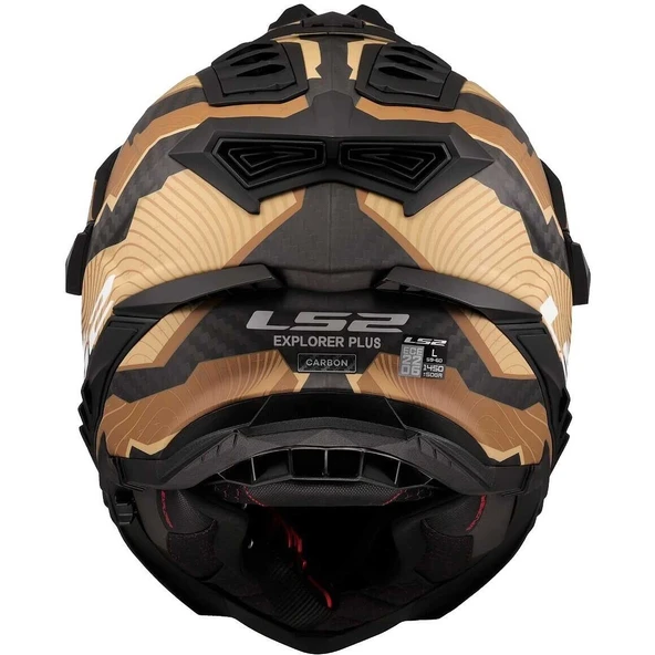 LS2 EXPLORER C KARBON TRICK MAT KAHVE- KASK - 4