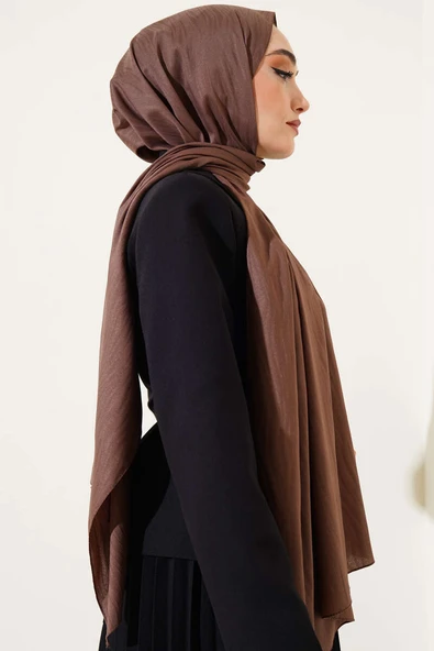 Ağaç Kabuğu Jakar Şal Kahve - 3