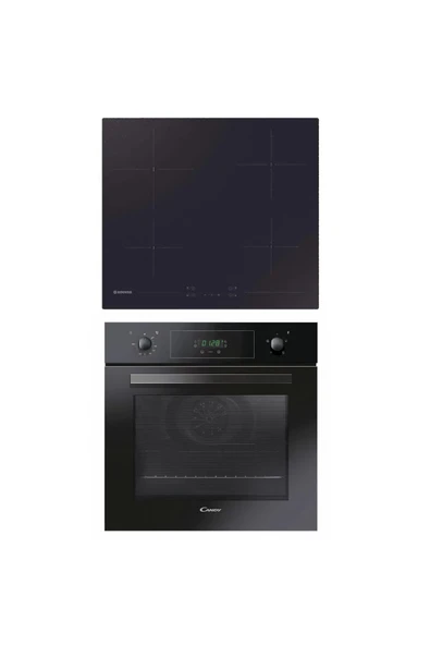 Hoover Canddy Elektrikli Turbolu 2'li Siyah Cam Ankastre Set