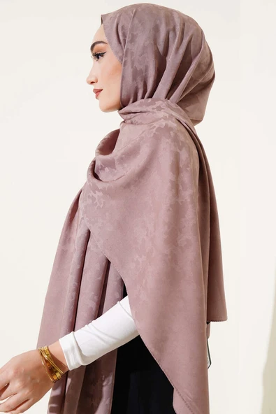 Kamuflaj Desen Jakar Şal Vizon - Resim 3