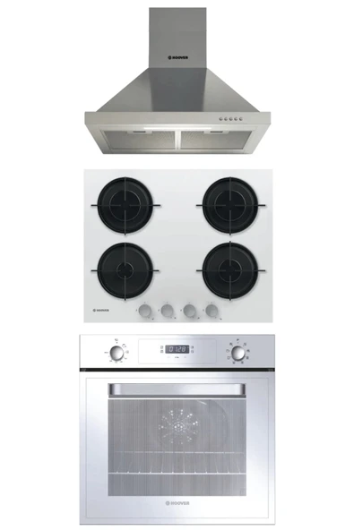 Hoover Beyaz & İnox 3'lü Ankastre Set ( 3051w-hvw6mw-mxtk ) - 4