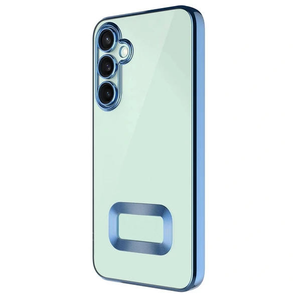 Samsung Samsung S24 Kılıf Kamera Korumalı Logo Gösteren Omega Kapak - Resim 4