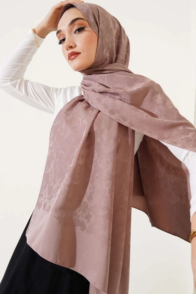 Kamuflaj Desen Jakar Şal Vizon ürün görseli 1