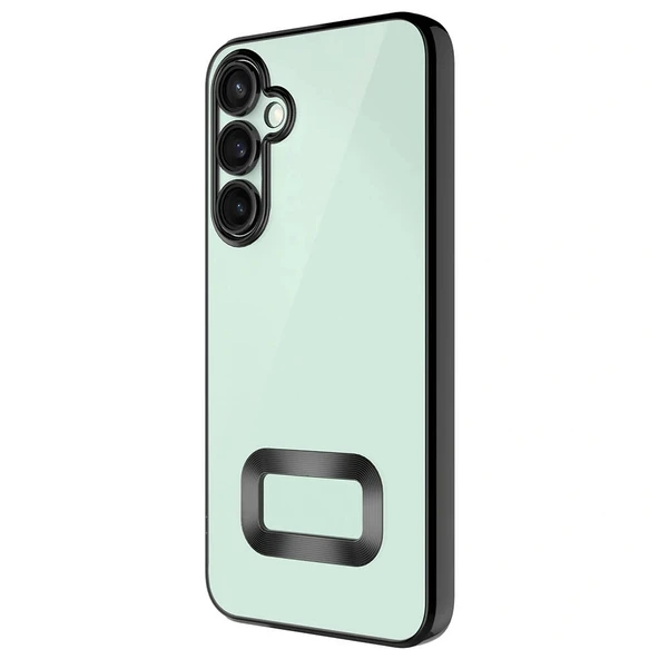 Samsung Samsung S24 Kılıf Kamera Korumalı Logo Gösteren Omega Kapak - Resim 8