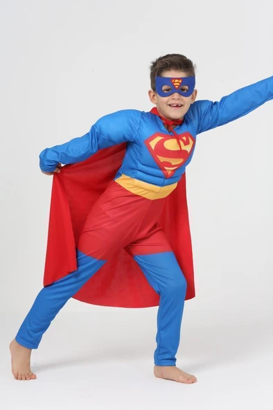 GALA erkek çocuk kaslı superman kostümü - 3
