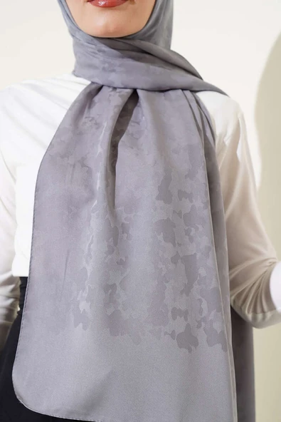 Kamuflaj Desen Jakar Şal Kayrak Grisi - Resim 4