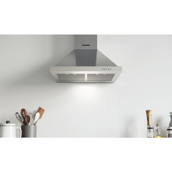 Hoover 3LU INOX PASLANMAZ CELIK ANKASTRE SET (HON602X-TN FIRIN/HHW6LMX SETUSTU OCAK/HCH6MXTK DAVLUMB - 8