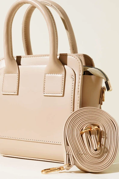 Kutu Model El Çanta Bej - Resim 3