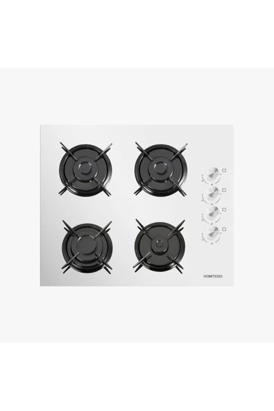 HOMTEGO Star Beyaz Ankastre Set (Da6-833-Tahdf-B66-S2) - 2