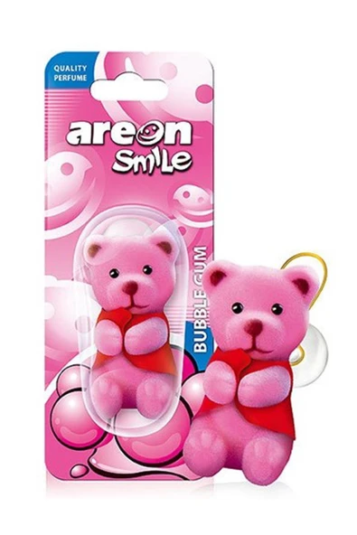 Ayıcık Oto Araba Kokusu Pembe/kırmızı Sakız Aromalı Bubble Gum