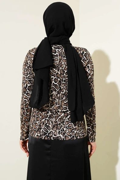 Leopar Desenli Basic Body Taş - Resim 3