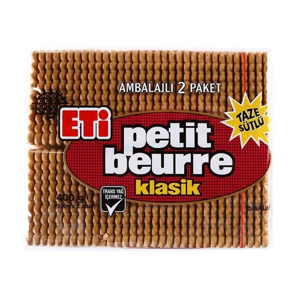 Eti Petit Beurre Bisküvi 400 Gr x 4 Adet - 2
