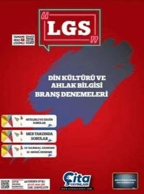 Çita Yayınları LGS Din Kültürü ve Ahlak Bilgisi Branş Denemeleri