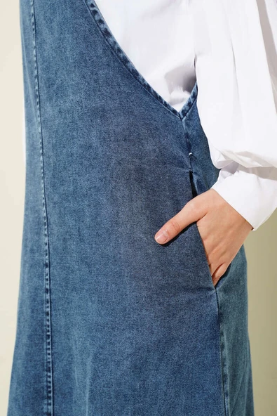 İp Askılı Kot Slopet Kot - Resim 4