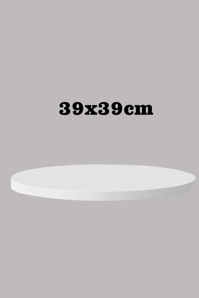 SEDAŞ LIVING UNITS BEYAZ 39 X 39 TEKLİ SUNTALAM SEHPA ÜST TABLASI DEKORASYON SUNUM TABAĞI