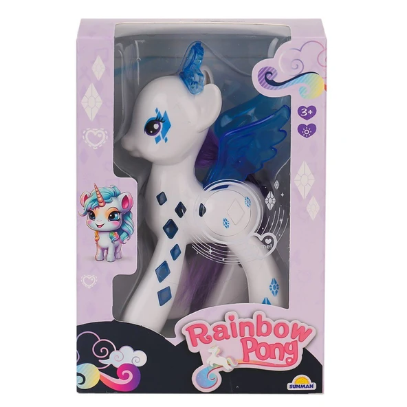 4385 Işıklı Unicorn Figür - 2
