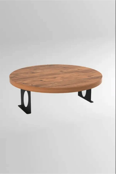 SEDAŞ LIVING UNITS 39 Cm Koyu Ceviz Ahşap Koltuk Yanı Sehpa Ayarlanabilir Tepsi 39cm Genişlik Dekoratif Modern Tepsi - 3