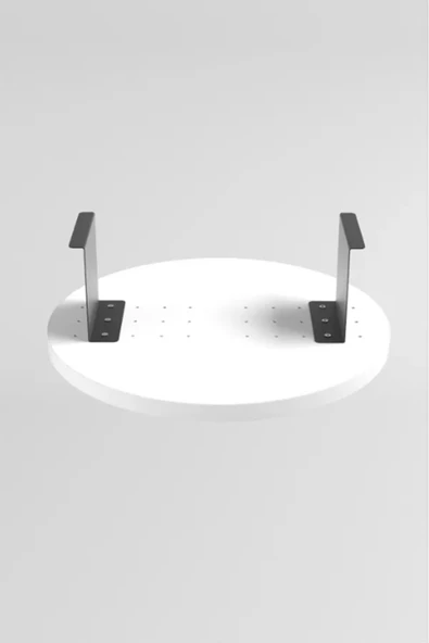 SEDAŞ LIVING UNITS Siyah Koltuk Yanı Sehpa Kola Monteli Ayarlanabilir Tepsi 34 Cm Genişlik Dekoratif Modern Tepsi - 3