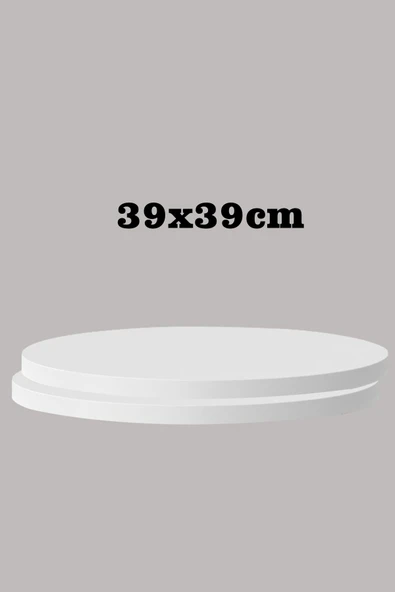 SEDAŞ LIVING UNITS BEYAZ 39 X 39 CM 2'Lİ SUNTALAM SEHPA ÜST TABLASI DEKORASYON SUNUM TABAĞI
