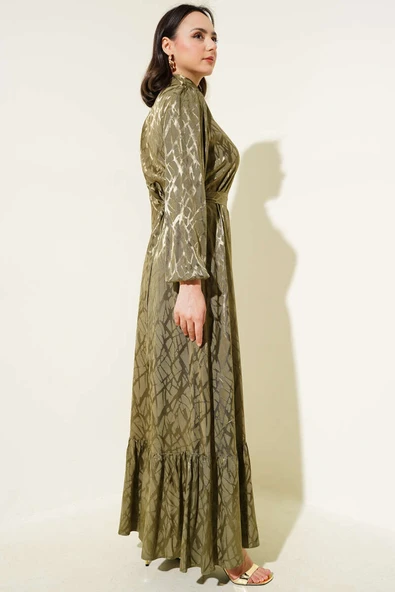 Taş Detaylı Elbise Nefti - Resim 3