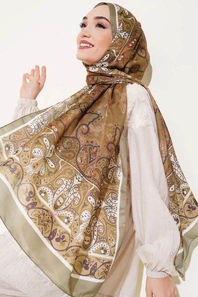 Elegant Motif Soft Şal Nefti