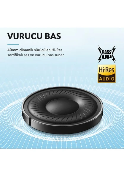 Anker SoundCore Q21i NC Kulak Üstü Bluetooth Kulaklık - 2