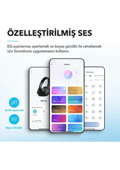 Anker SoundCore Q21i NC Kulak Üstü Bluetooth Kulaklık - 8