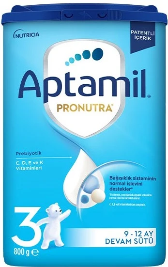 Nutrıcıa Aptamil Pronutra 800GR Devam Sütü No:3 (9-12 Ay)