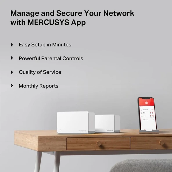 Mercusys Halo H80X 3000 Mbps 2'li Router - Teşhir - 6