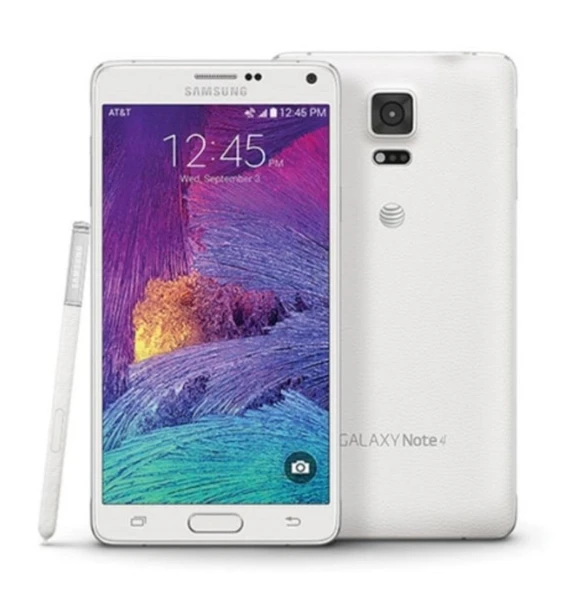 Samsung Galaxy Note 4 32GB BEYAZ HASARLI BOZUK Cep Telefonu TEŞHİR