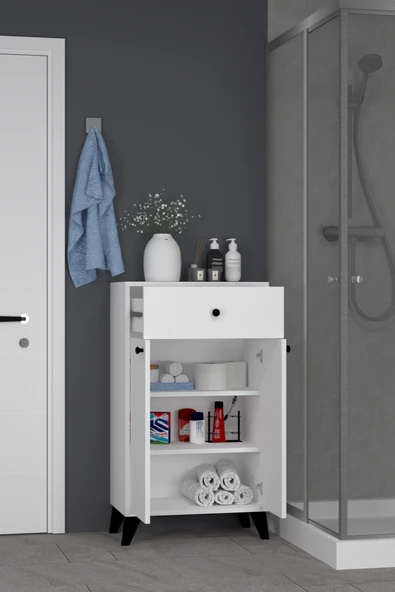 Efsun 2 Kapaklı 1 Çekmeceli Çok Amaçlı Dolap - 2