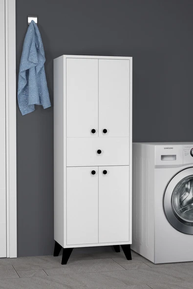 Zümra Kapaklı ve Çekmeceli Banyo Dolabı - 2