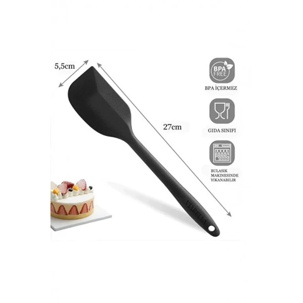 2'li pasta krema seti kumş krema torbası-silikon spatula