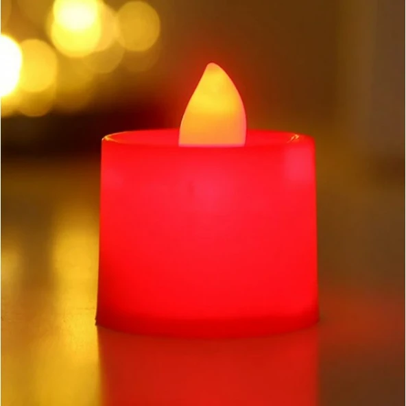 3'Lü Alevsiz Led Mum Işığı Pille Çalışan