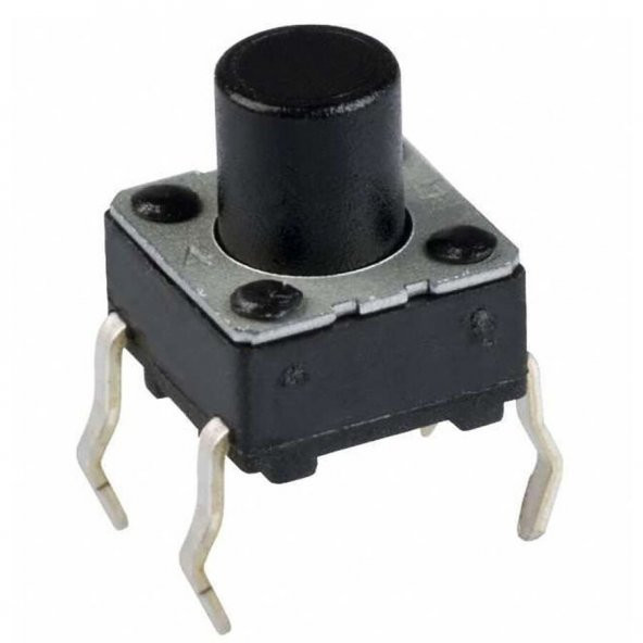 6x6 5.0mm Tach Buton (4 Bacak) x 1 adet  (rf036)