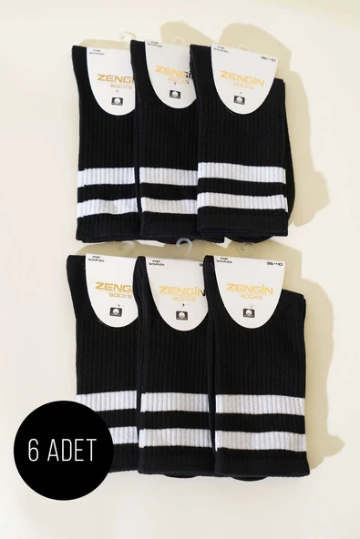 Bayan 6lı Fitilli Soket Çorap Asorti 2 ürün görseli