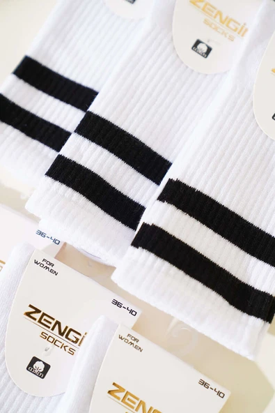 Bayan 6lı Fitilli Soket Çorap Asorti 1 - Resim 2