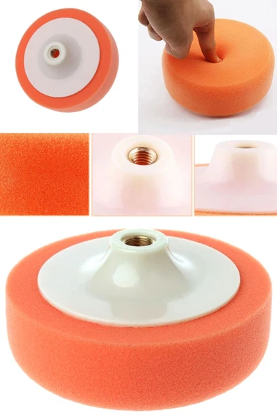 Rodex Rzps150O 150mm Turuncu Polisaj Süngeri