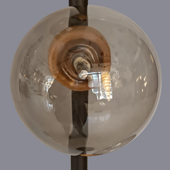 Luzia Siyah Glop Lambader - 5