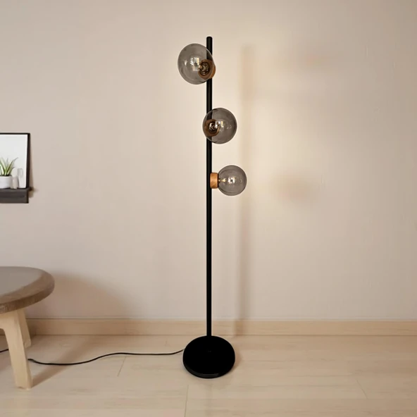 Luzia Siyah Glop Lambader - 2