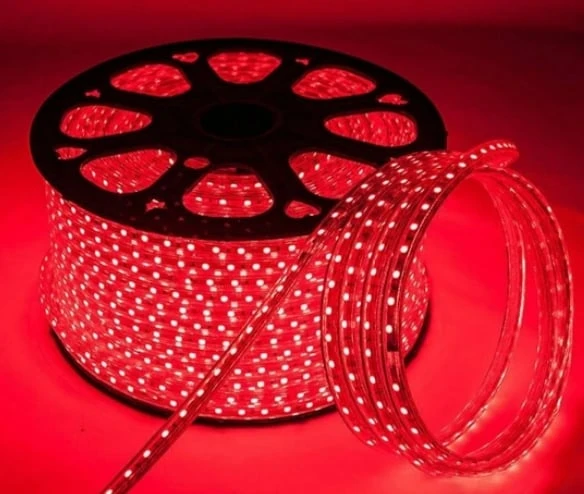 8 METRE CATA CT 4550 3Çip 220V Dş Mekan Hortum Şerit Led Kırmızı - 2