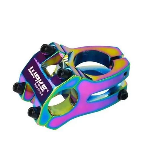 Wake Rainbow Bisiklet Kısa Gidon Boğazı 40mm Bisiklet Yedek Parça Aksesuarı WAKE RAİNBOW - Resim 5