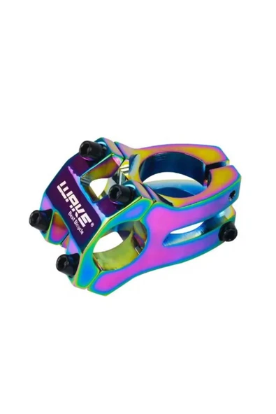 Wake Rainbow Bisiklet Kısa Gidon Boğazı 40mm Bisiklet Yedek Parça Aksesuarı WAKE RAİNBOW