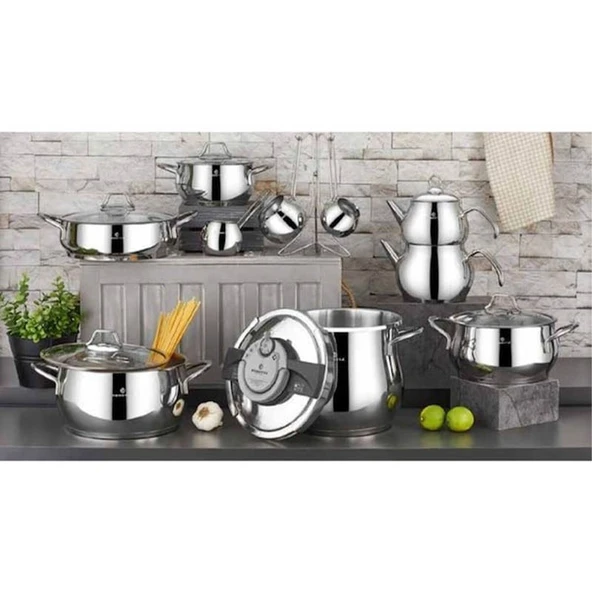 Remetta Serena Silver 18 Parça Çeyiz Seti - Resim 2