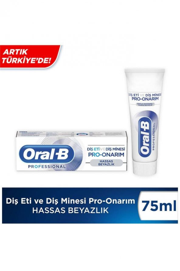 Oral-B Professional Diş Eti Ve Diş Minesi Pro-Onarım Hassas Beyazlık 75 Ml